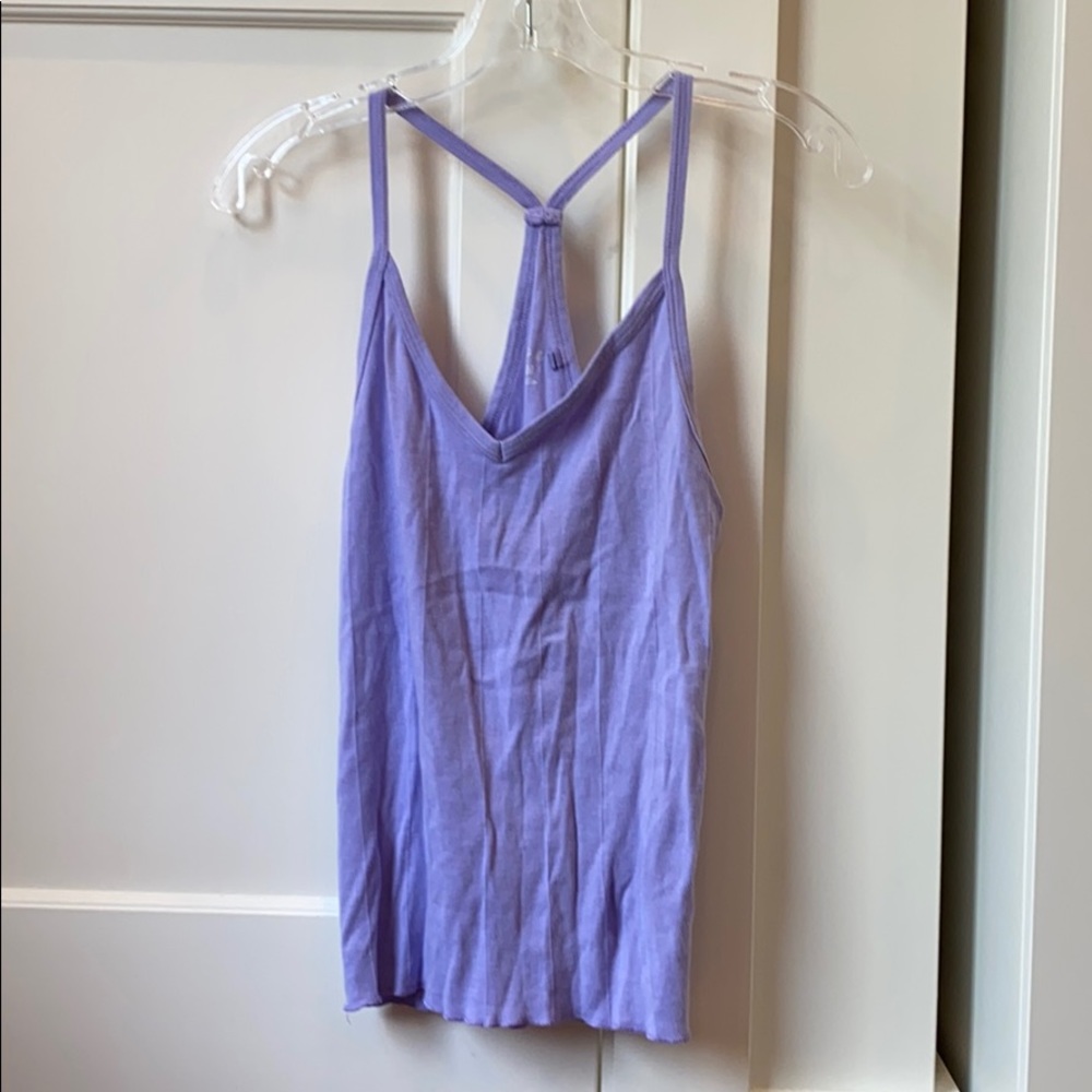 Out from Under Knit Purple Tank